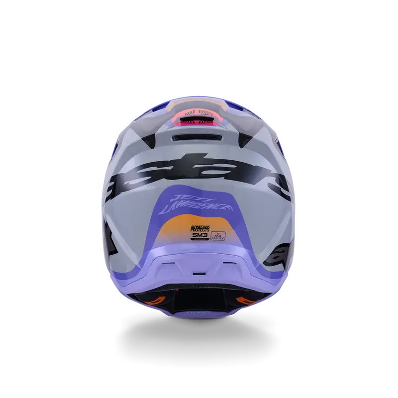 Casco Alpinestars SM3 JETTSON Gray/Purple/Black