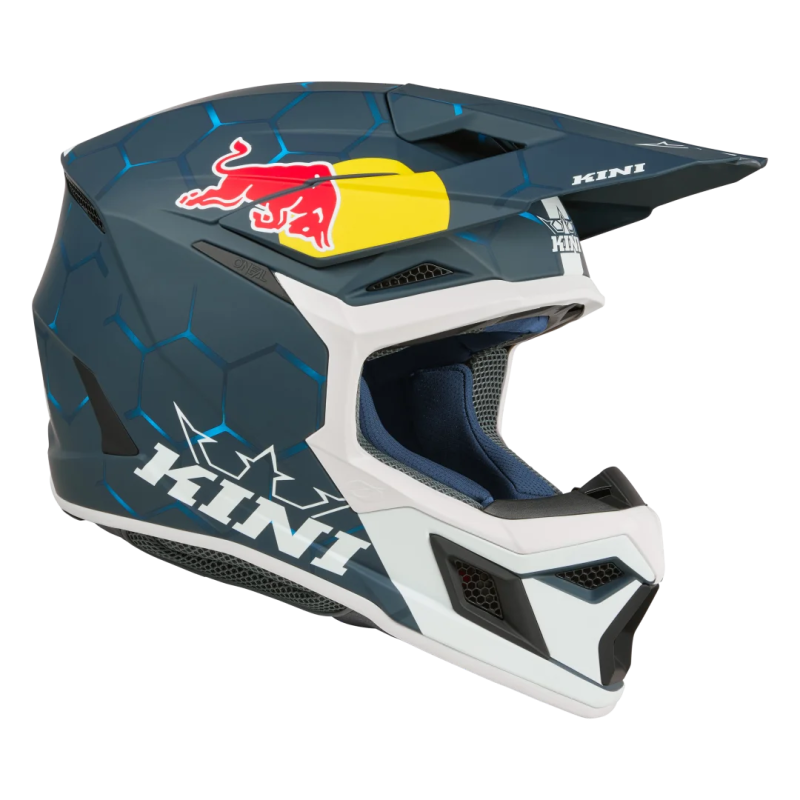 Helm Kini MX3 Red Bull 1.0 Blue White