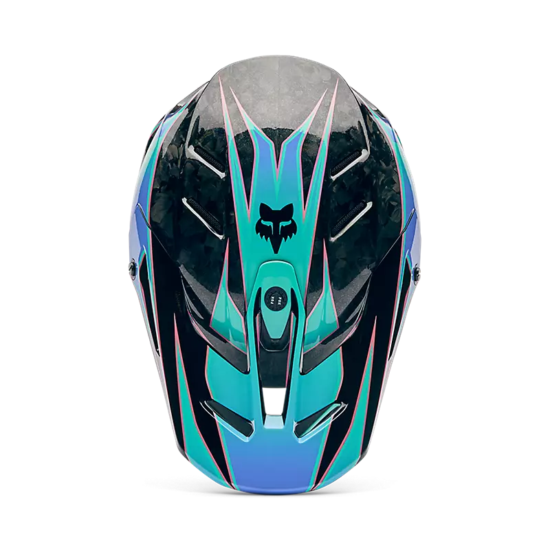 Casque FOX V3 RS Canvas Blue