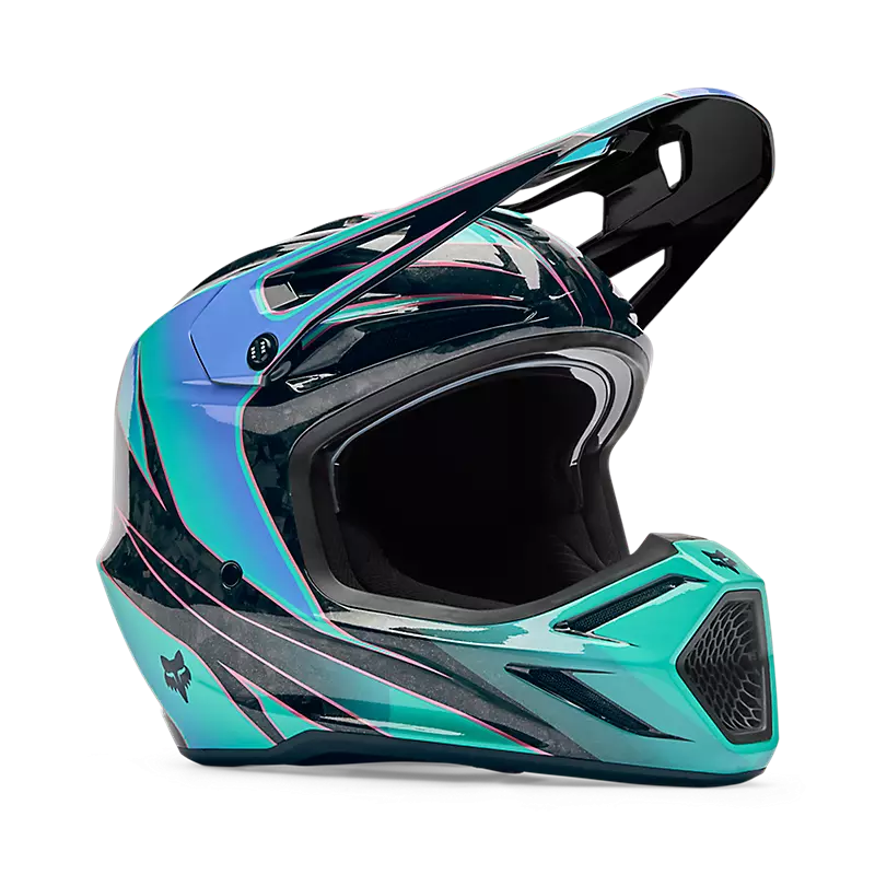 Casque FOX V3 RS Canvas Blue