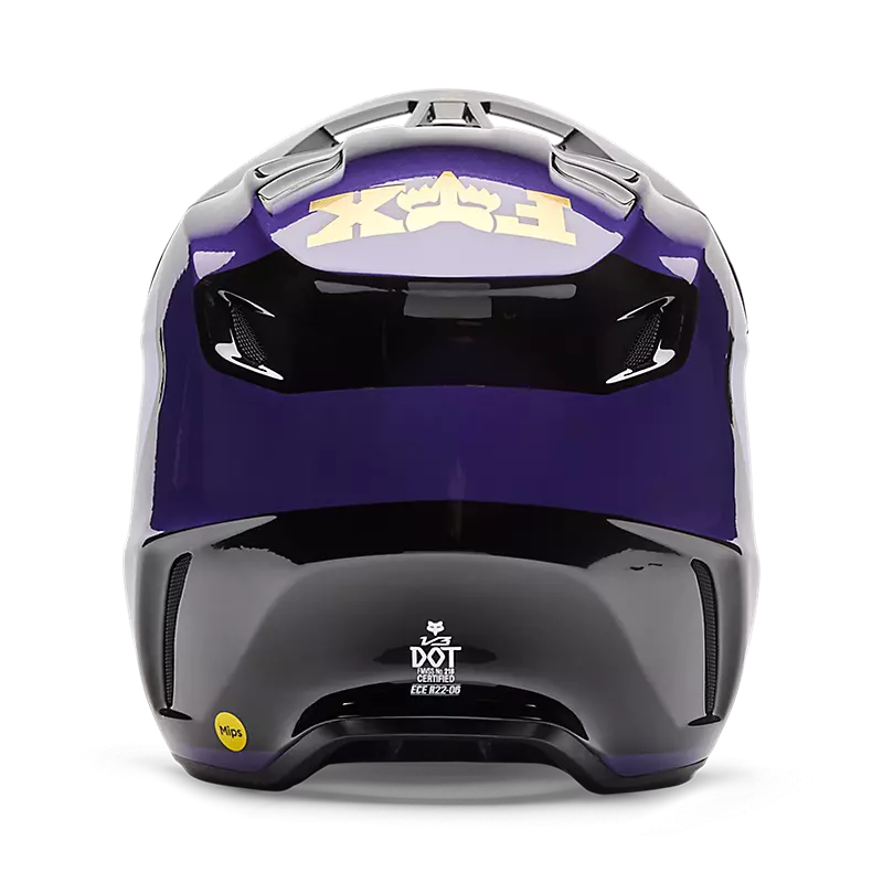 Casque FOX V3 Drip Black Purple