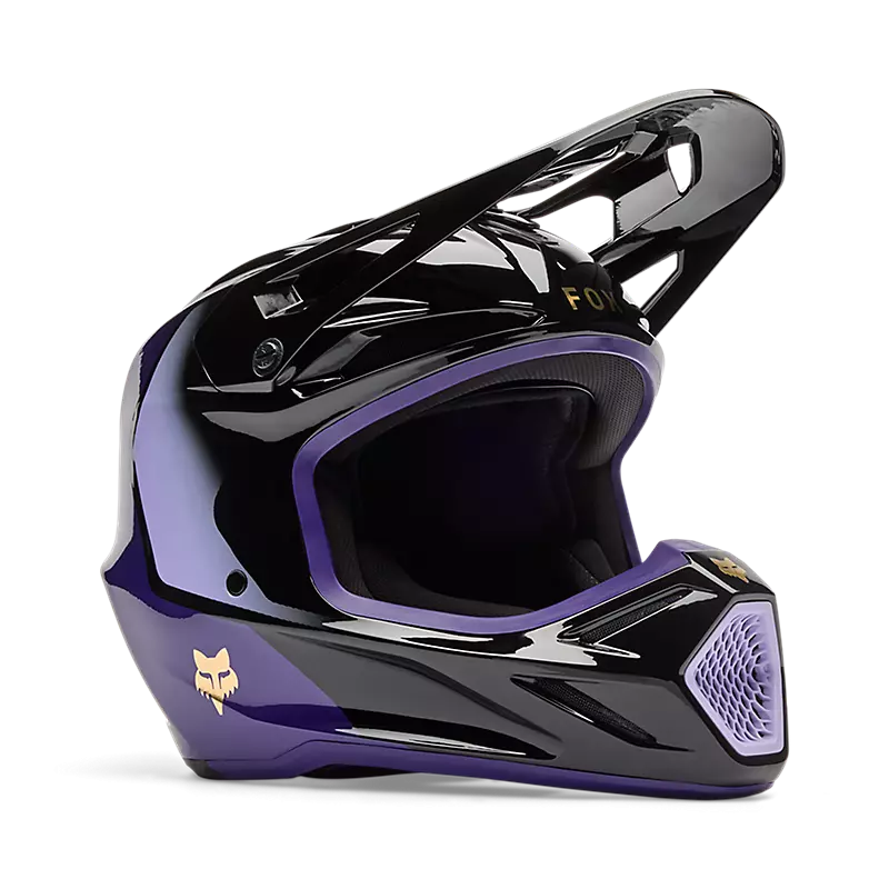 Helmet FOX V3 Drip Black Purple