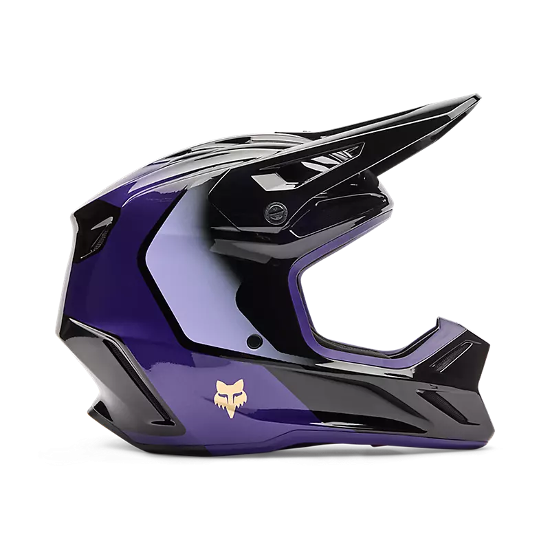 Casco FOX V3 Drip Black Purple