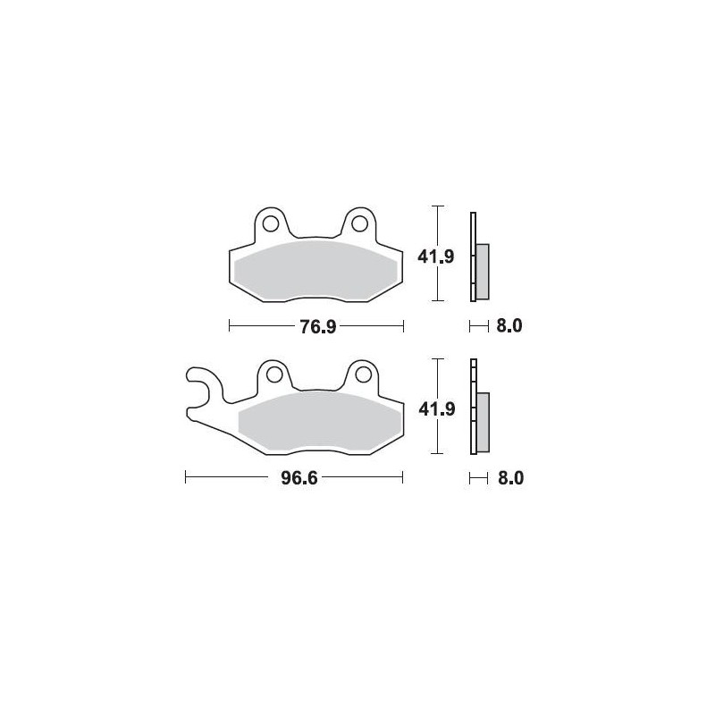 Plaquettes de Frein MotoMaster