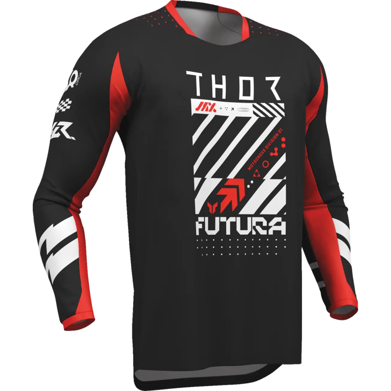 Maillot Thor Launchmode Futura Black Red