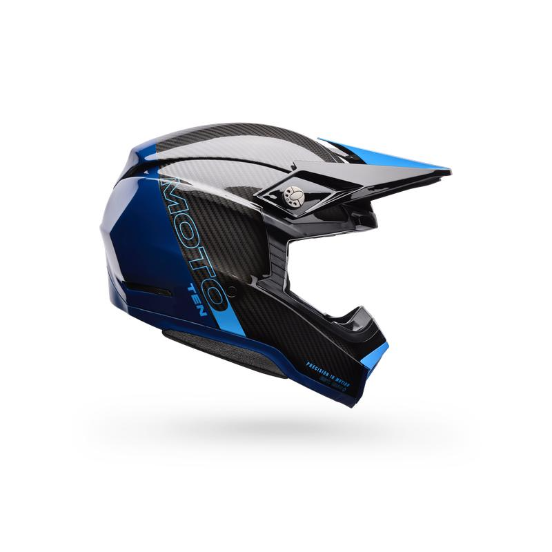 Helm BELL Moto-10 Spherical Strike Blue