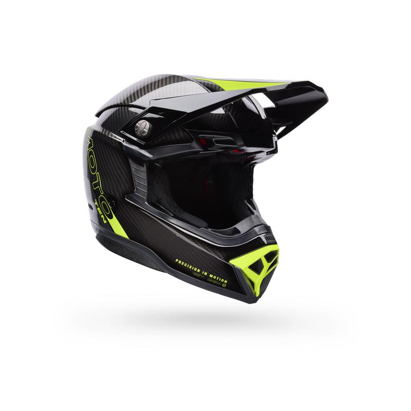 Casque BELL Moto-10 Spherical Strike Grey Yellow