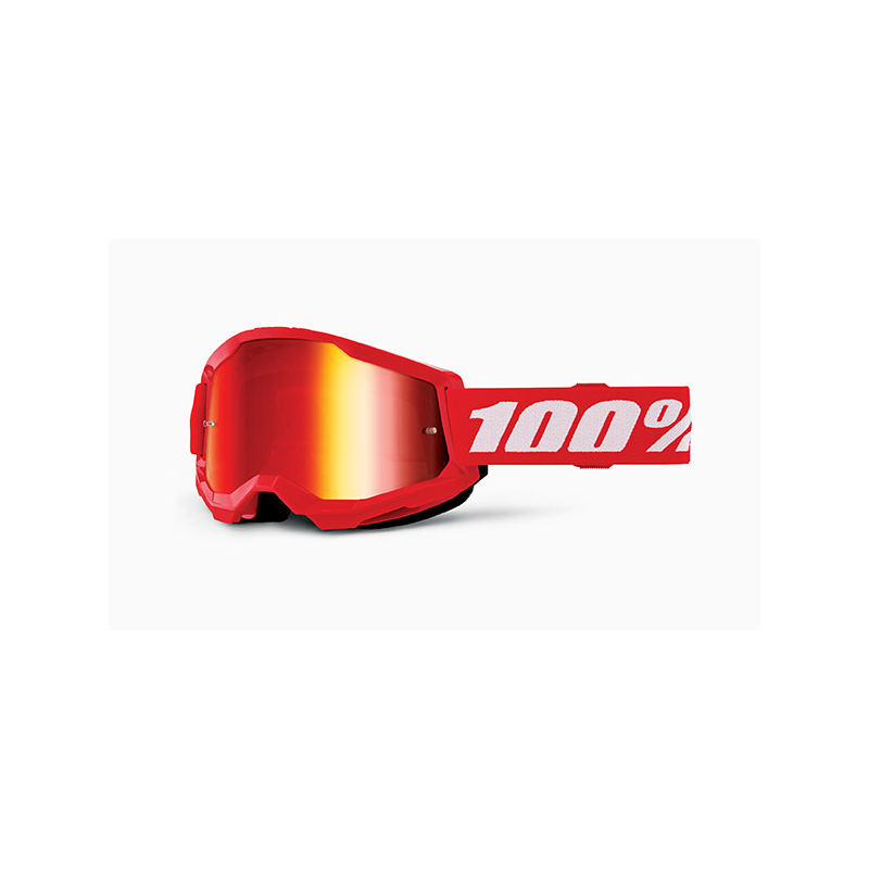 Occhiale Maschera Strata 2 Bambino Rossa con lente specchiata