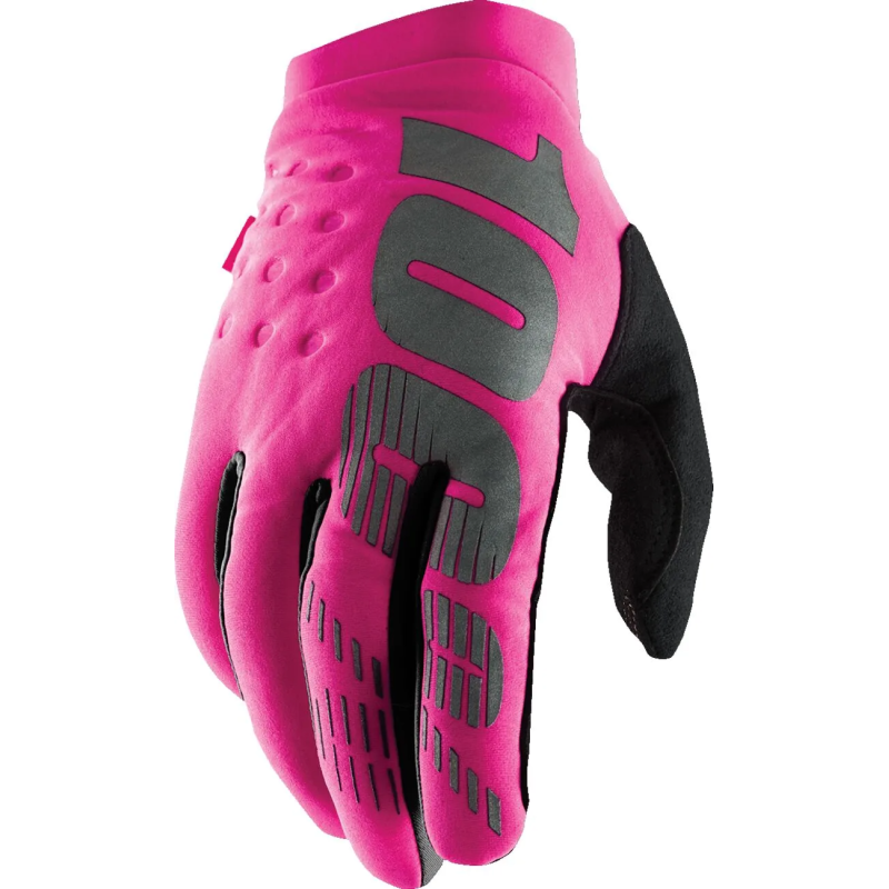 Winter Gants 100% Brisker Pink Black Woman