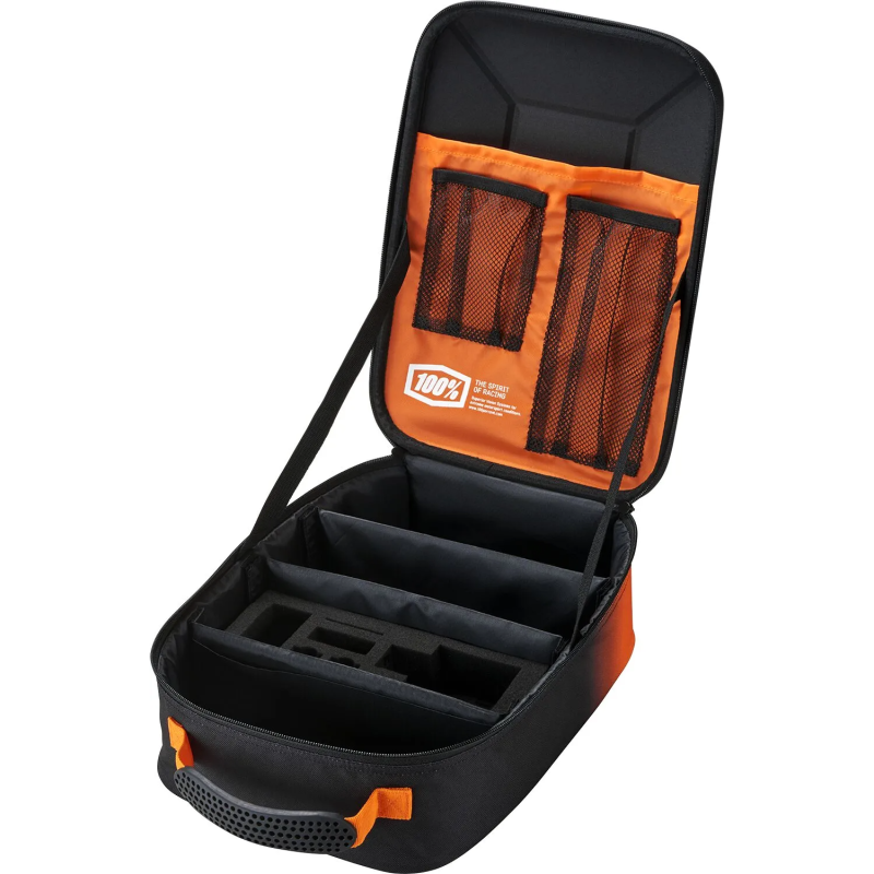 Crossbrille case 100% Crush Black Orange