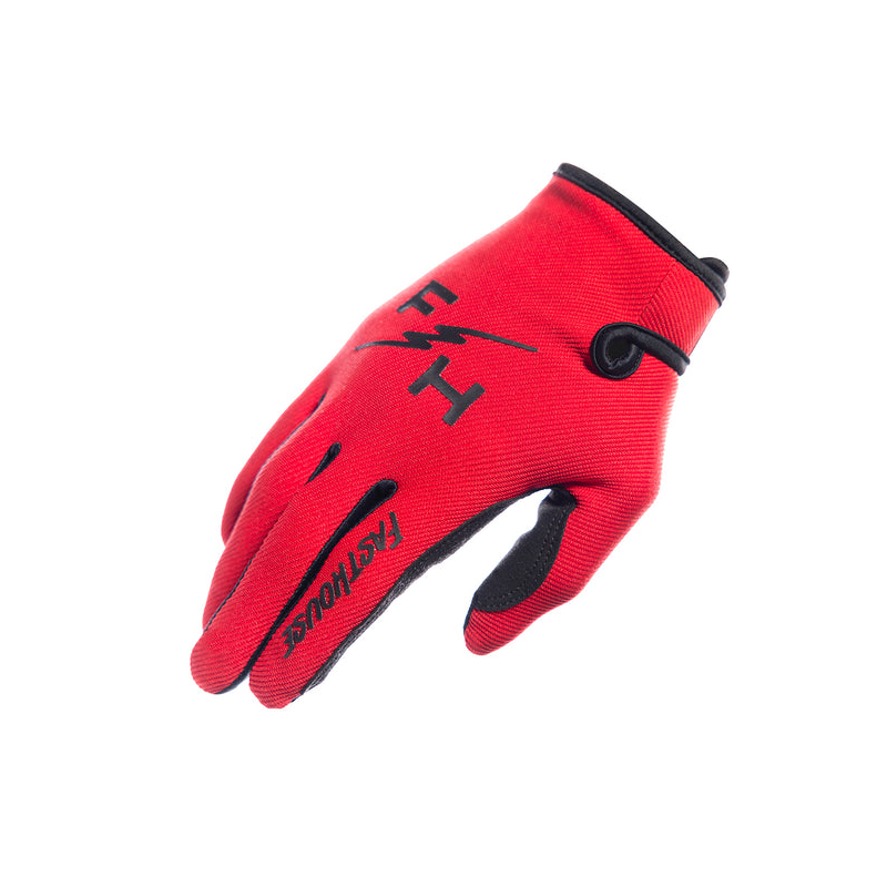 Youth Gloves Fasthouse Carbon Eternal Red