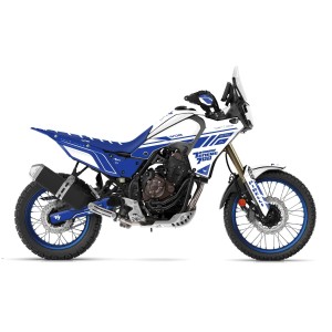 Dekorset “Racing White” Yamaha Ténéré 700 - World Raid - Rtech restyling revolution T7
