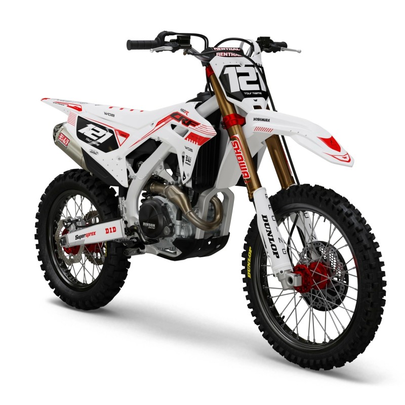 Kit Autocollants Honda “Replica White”