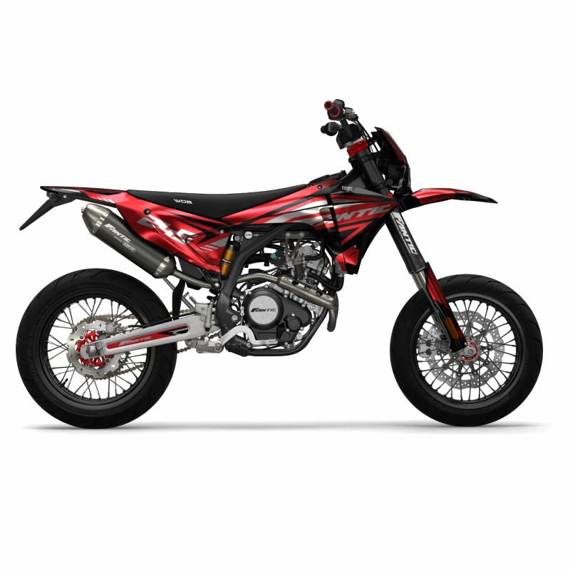 Dekorset Fantic “Racing Chrome Red”