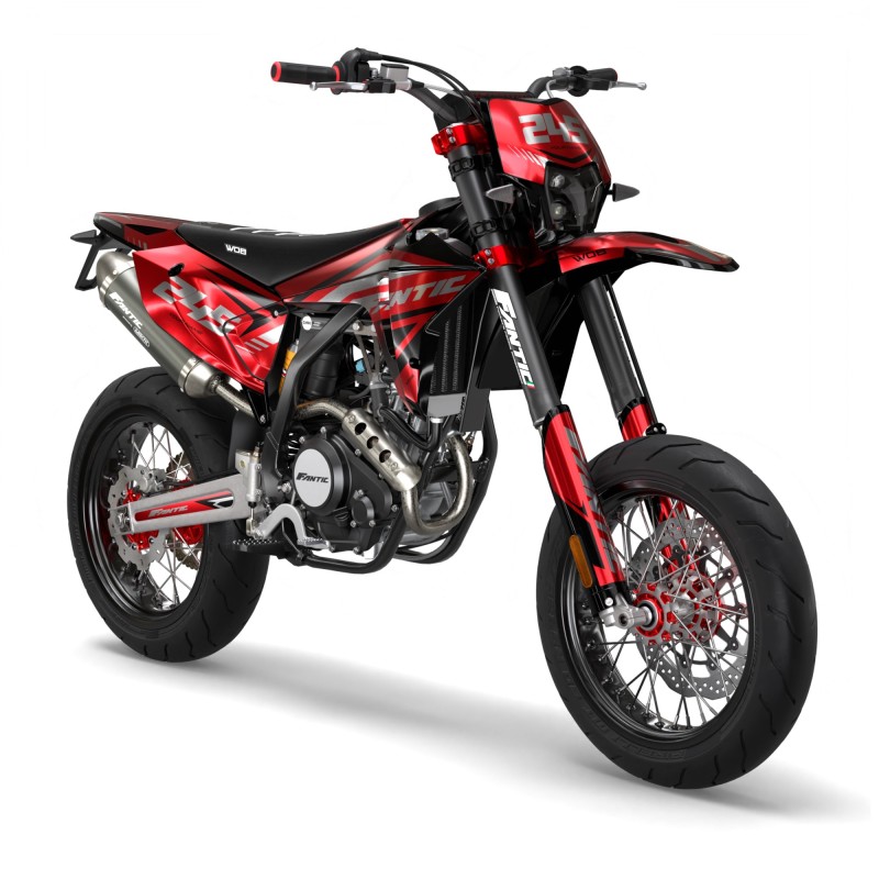 Dekorset Fantic “Racing Chrome Red”