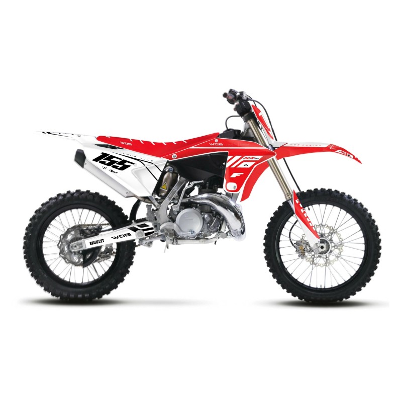 Dekorset Fantic “Racing White ”