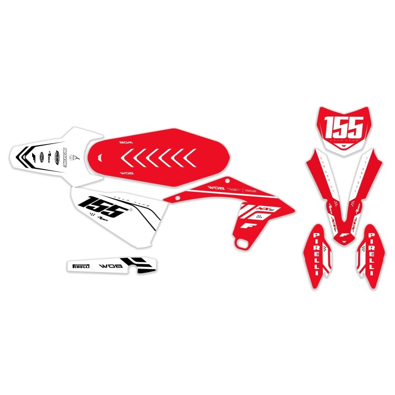 Kit déco Fantic “Racing White”