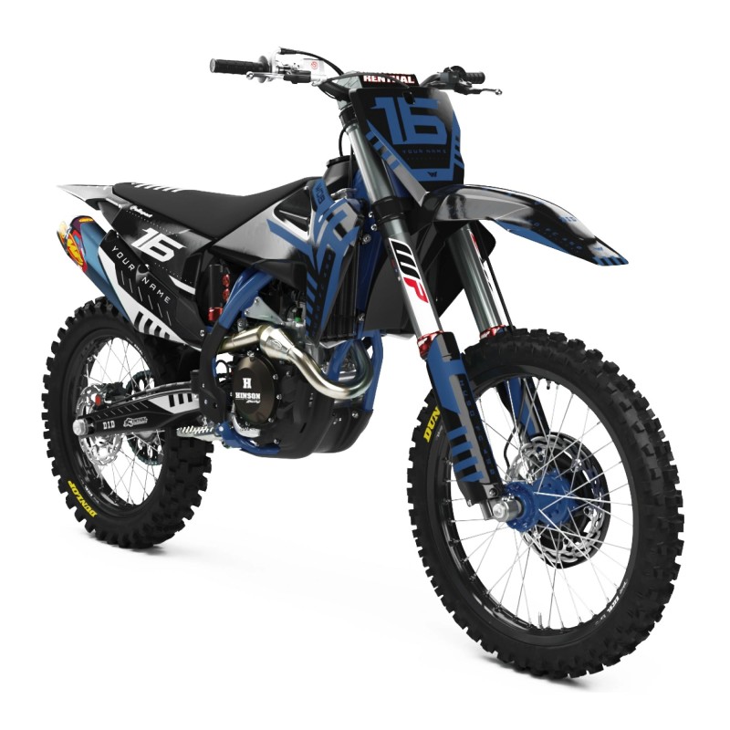 Kit Autocollants Husqvarna "Mid Blue