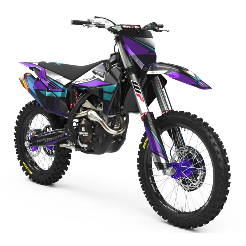Dekor Kit Husqvarna "Full Chrome Purple