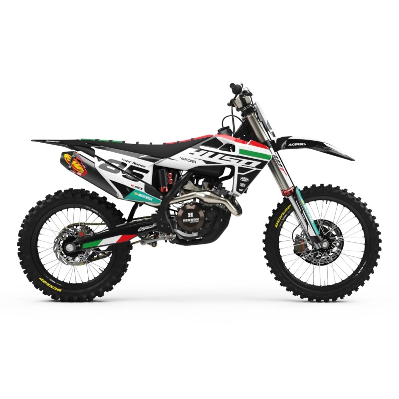 Kit Autocollants Husqvarna "Italy Black