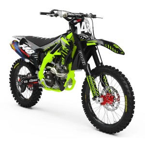 Kit Autocollants Kawasaki “Yellow Fluo 2.0”