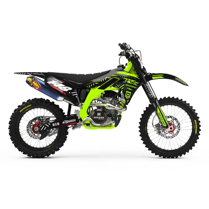 Kit Autocollants Kawasaki “Yellow Fluo 2.0”