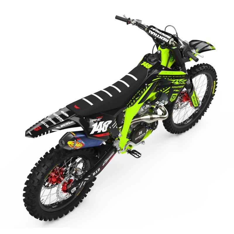 Kit Autocollants Kawasaki “Yellow Fluo 2.0”