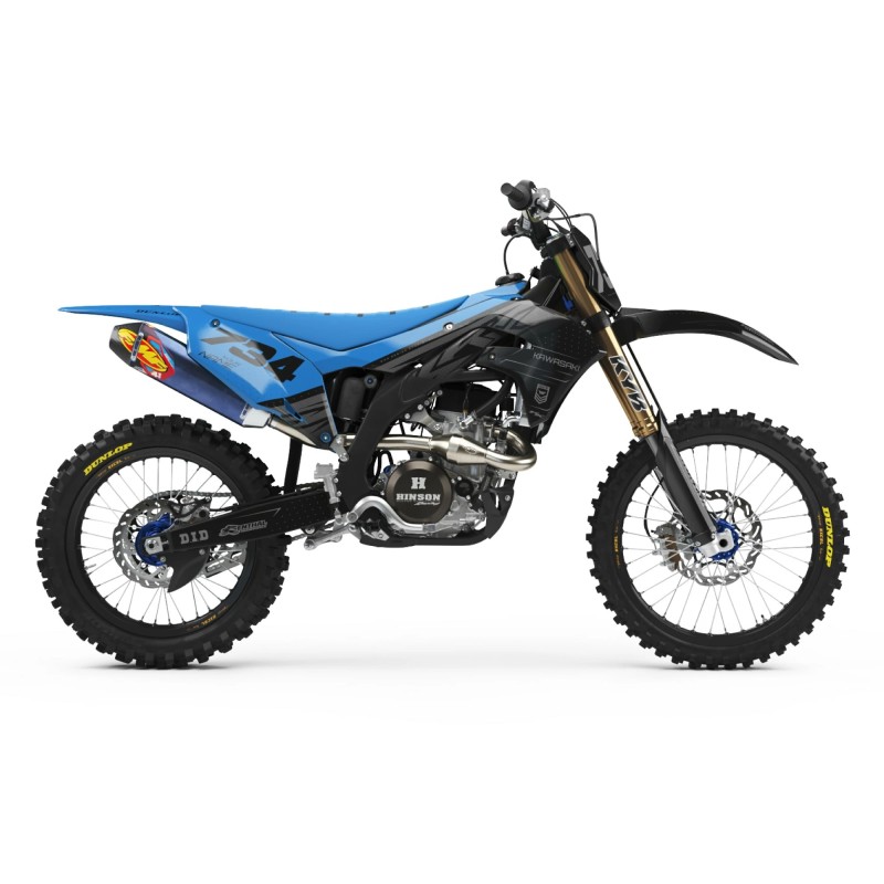 Graphics Kit Kawasaki “Split Blue”