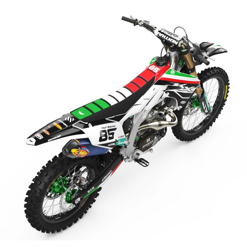 Kit Autocollants Kawasaki “Italy Black”