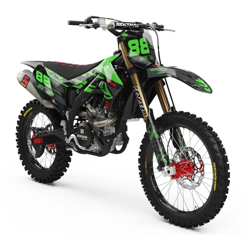 Kit Autocollants Kawasaki “Camo Army Green”