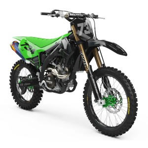 Kit Autocollants Kawasaki “Split Green”