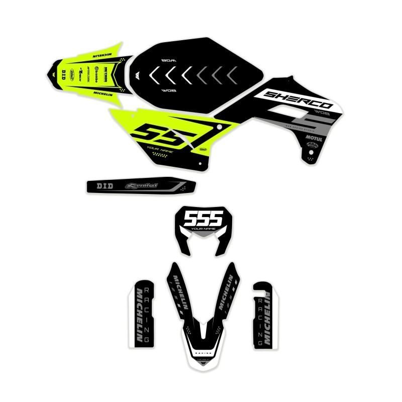 Grafiche WOB Sherco “Racing Fluo”