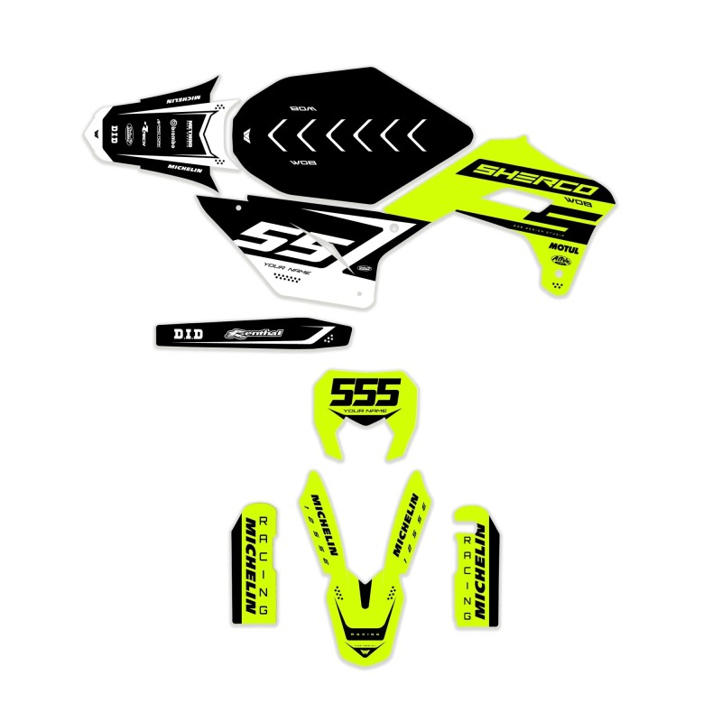 Grafiche WOB Sherco “Mid Fluo”