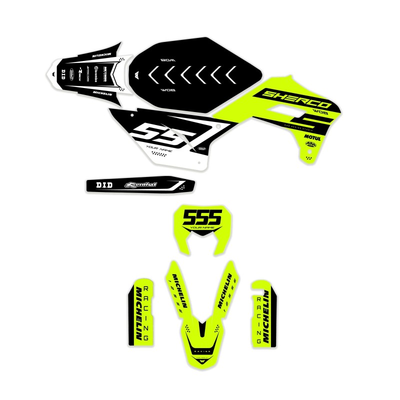 Sherco “Mid Fluo”Graphic Kit