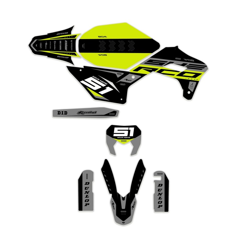 Sherco “Prime Black” Graphic Kit