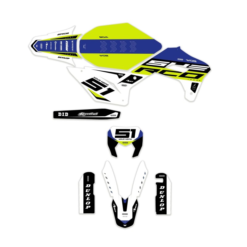 Kit graphique Sherco “Prime Blue”