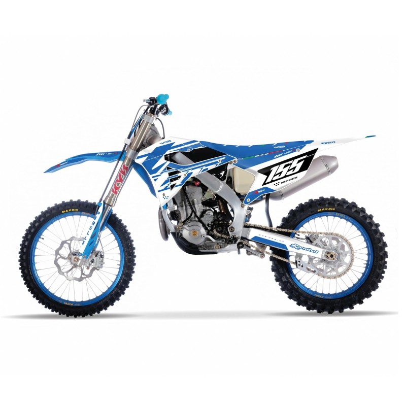 Grafiche TM “Racing White – Blue”