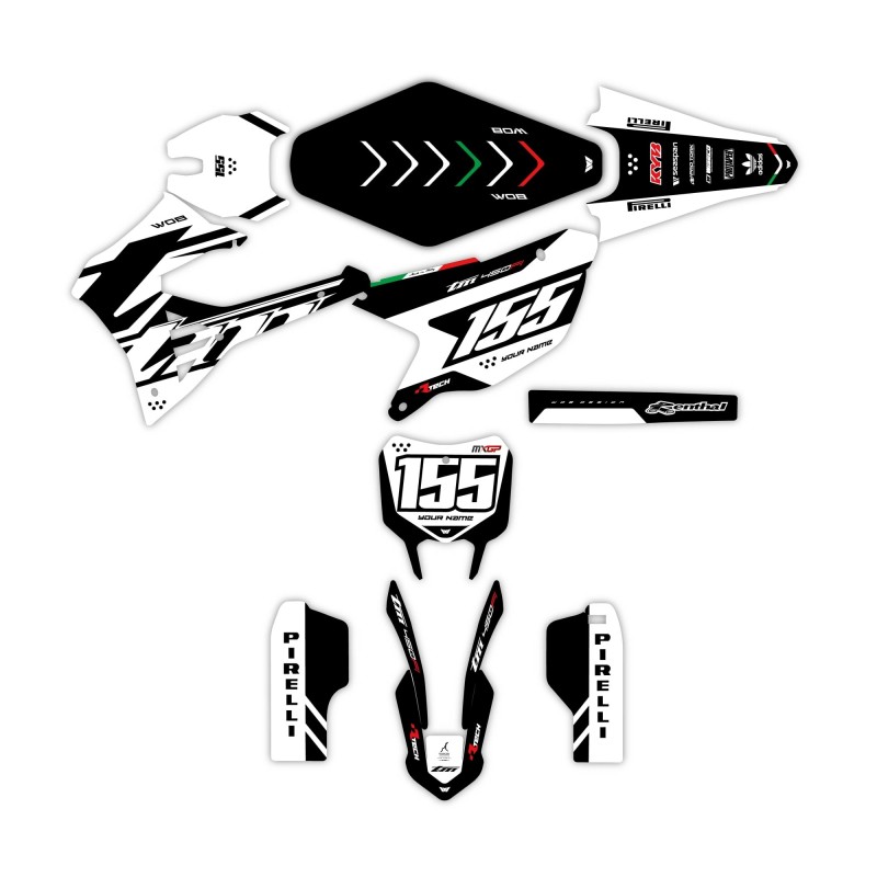 Grafiche TM “Racing White”