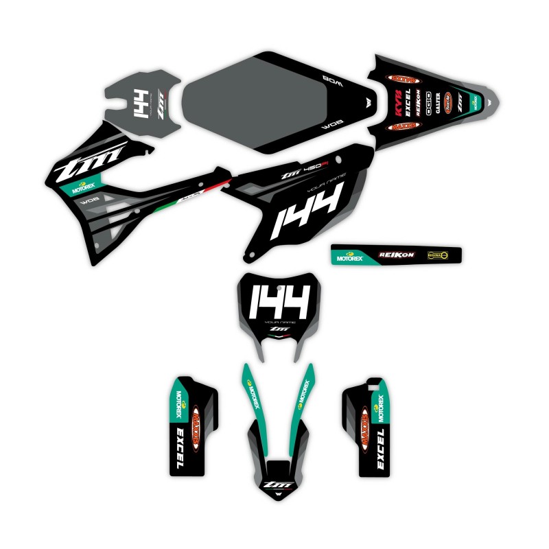 Kit Autocollants TM “Replica Black”