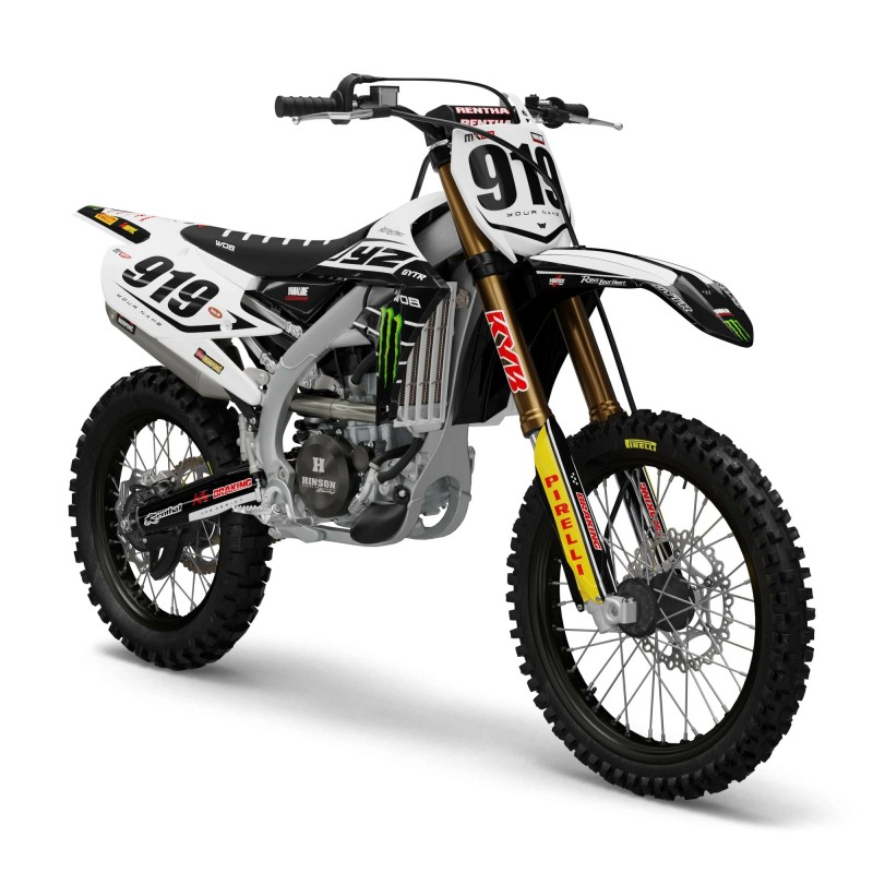 Kit Autocollants Yamaha “Replica White”