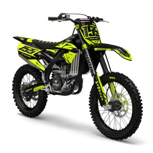 Dekorset Yamaha“Yellow Fluo”