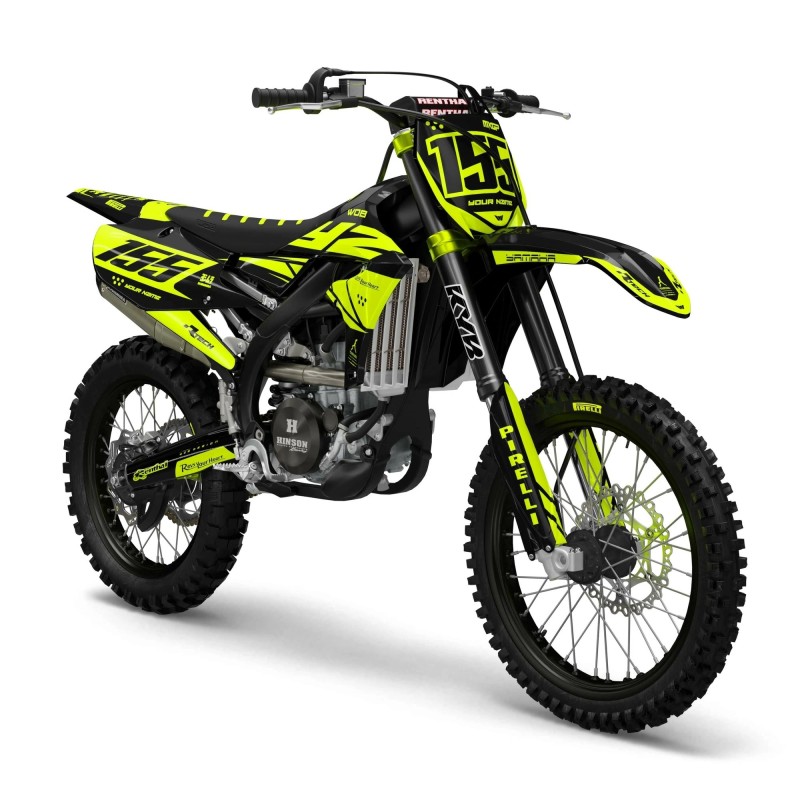 Kit Autocollants Yamaha “Yellow Fluo”