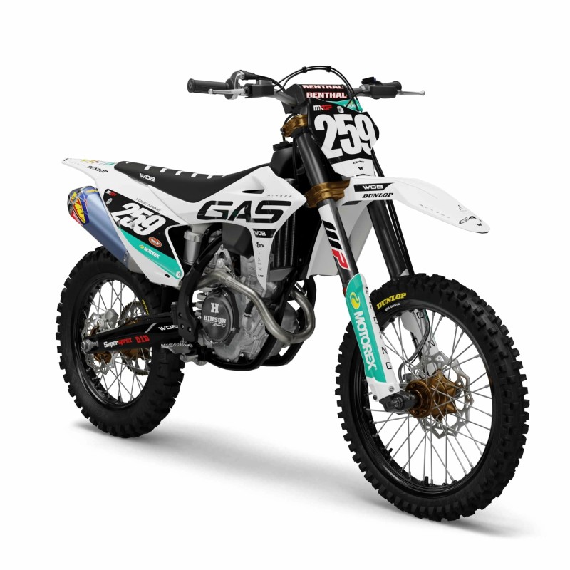 Kits déco moto GasGas “Replica White”