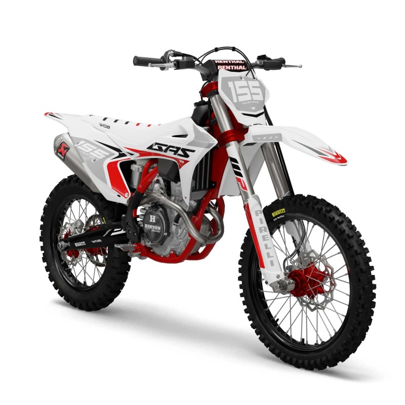 Dekor kit GasGas “GP White”