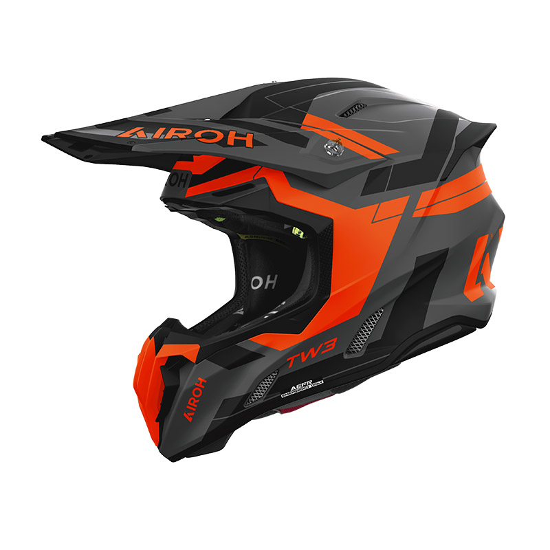 Casque Cross Airoh Twist 3 Dynasty Orange Matt