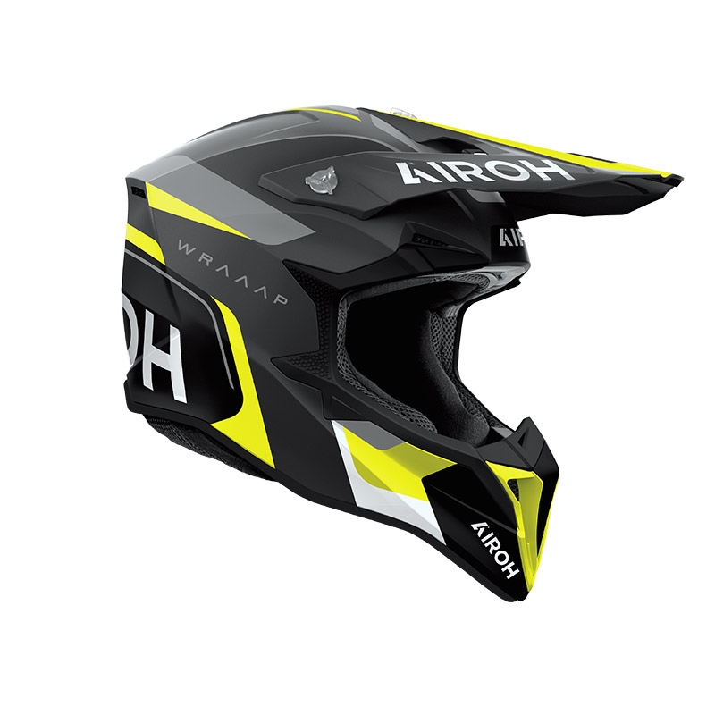 Helmet Airoh Wraaap Conquer Yellow Matt