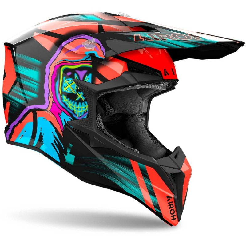 Helmet Airoh Wraaap Cyber Orange Gloss
