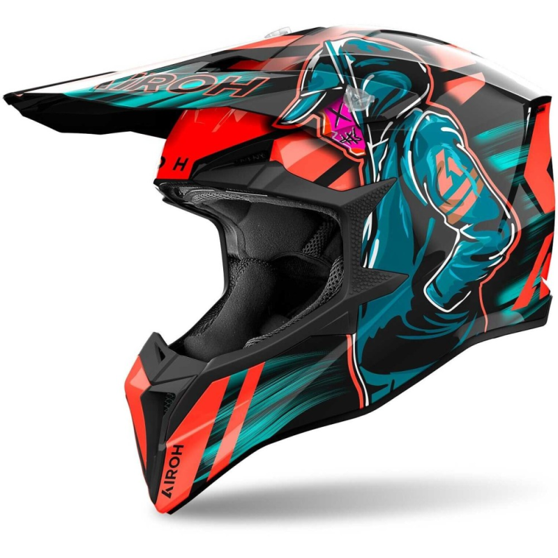 Helmet Airoh Wraaap Cyber Orange Gloss