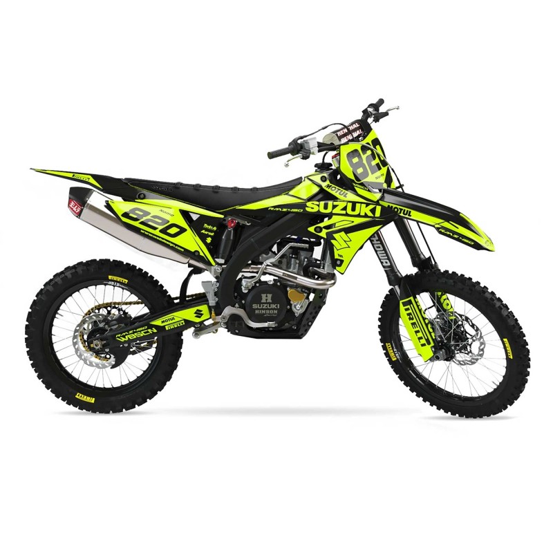 Kit Autocollants Suzuki Fluo