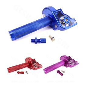 Universal 2-stroke throttle control in aluminium